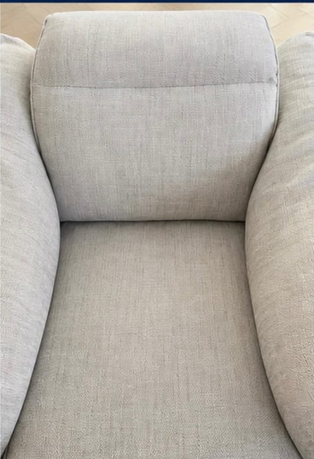 Upholstered Armchair after treatment