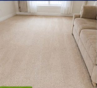 Residential carpet after cleaning